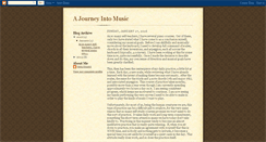 Desktop Screenshot of ajourneyintomusic.blogspot.com