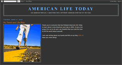 Desktop Screenshot of americanlifetodayblog.blogspot.com
