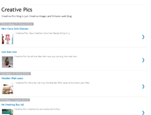 Tablet Screenshot of all-creative-pics.blogspot.com