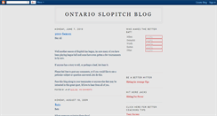 Desktop Screenshot of ontarioslopitch.blogspot.com