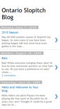 Mobile Screenshot of ontarioslopitch.blogspot.com