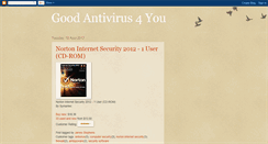 Desktop Screenshot of goodantivirus4u.blogspot.com