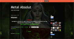 Desktop Screenshot of metalabsolut.blogspot.com