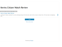 Tablet Screenshot of kevins-citizen-watch-review.blogspot.com