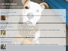 Tablet Screenshot of lifewithalfred.blogspot.com