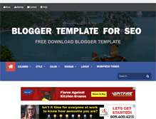 Tablet Screenshot of bloggertemplate4seo.blogspot.com