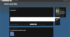 Desktop Screenshot of clickandlike.blogspot.com
