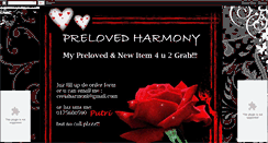 Desktop Screenshot of prelovedharmony.blogspot.com