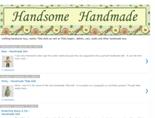 Tablet Screenshot of handsome-handmade.blogspot.com