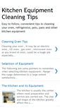Mobile Screenshot of kitchenequipmentcleaningtips.blogspot.com