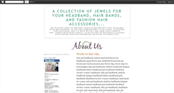 Desktop Screenshot of fashionheadbands.blogspot.com