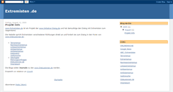 Desktop Screenshot of extremisten.blogspot.com