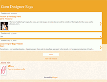 Tablet Screenshot of cocobags.blogspot.com
