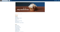 Desktop Screenshot of mollysmadeleinerecipes.blogspot.com