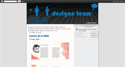 Desktop Screenshot of designeteam.blogspot.com