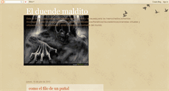 Desktop Screenshot of elduendemaldito.blogspot.com