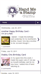 Mobile Screenshot of handmeastamp.blogspot.com