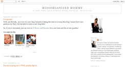 Desktop Screenshot of missorganizedmommy.blogspot.com