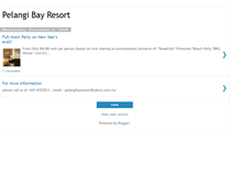 Tablet Screenshot of pelangibayresort.blogspot.com