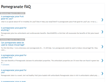 Tablet Screenshot of pomegranate-faq.blogspot.com