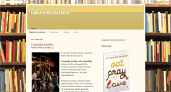 Desktop Screenshot of fata-cu-cartea.blogspot.com