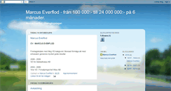 Desktop Screenshot of marcus-everflod.blogspot.com