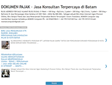 Tablet Screenshot of pajak-dokumen.blogspot.com