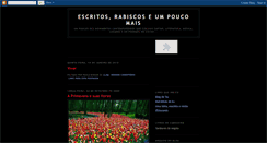 Desktop Screenshot of escritoserabisco.blogspot.com