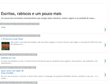Tablet Screenshot of escritoserabisco.blogspot.com
