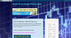 Desktop Screenshot of earncashpaysites.blogspot.com