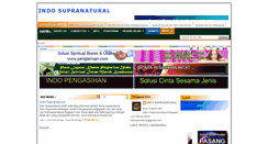 Desktop Screenshot of indosupranatural.blogspot.com