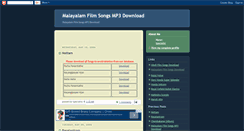 Desktop Screenshot of malayalam-music.blogspot.com