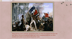 Desktop Screenshot of historywasneverlikethat.blogspot.com