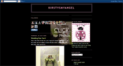 Desktop Screenshot of kirstysmyangel.blogspot.com