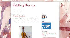 Desktop Screenshot of fiddlinggranny.blogspot.com