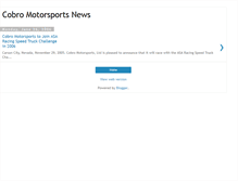 Tablet Screenshot of cobromotorsports.blogspot.com