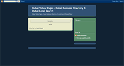 Desktop Screenshot of dubaiyellowpages.blogspot.com