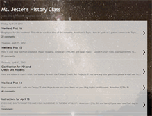 Tablet Screenshot of msjestershistoryclass.blogspot.com
