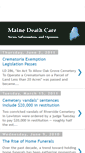 Mobile Screenshot of mainedeathcare.blogspot.com