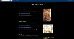 Desktop Screenshot of amydeardon.blogspot.com