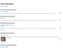 Tablet Screenshot of amydeardon.blogspot.com