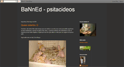 Desktop Screenshot of banned-psitacideos.blogspot.com