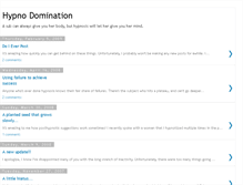 Tablet Screenshot of hypnodom.blogspot.com