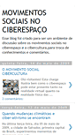 Mobile Screenshot of movimentosocial-cibercultura.blogspot.com