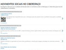 Tablet Screenshot of movimentosocial-cibercultura.blogspot.com