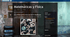 Desktop Screenshot of matematicasyfisicacae05ch.blogspot.com