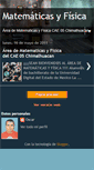 Mobile Screenshot of matematicasyfisicacae05ch.blogspot.com