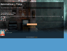Tablet Screenshot of matematicasyfisicacae05ch.blogspot.com
