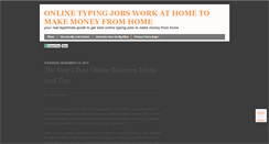 Desktop Screenshot of onlinetypingjobslover.blogspot.com