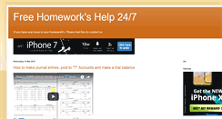 Desktop Screenshot of home-work-help.blogspot.com